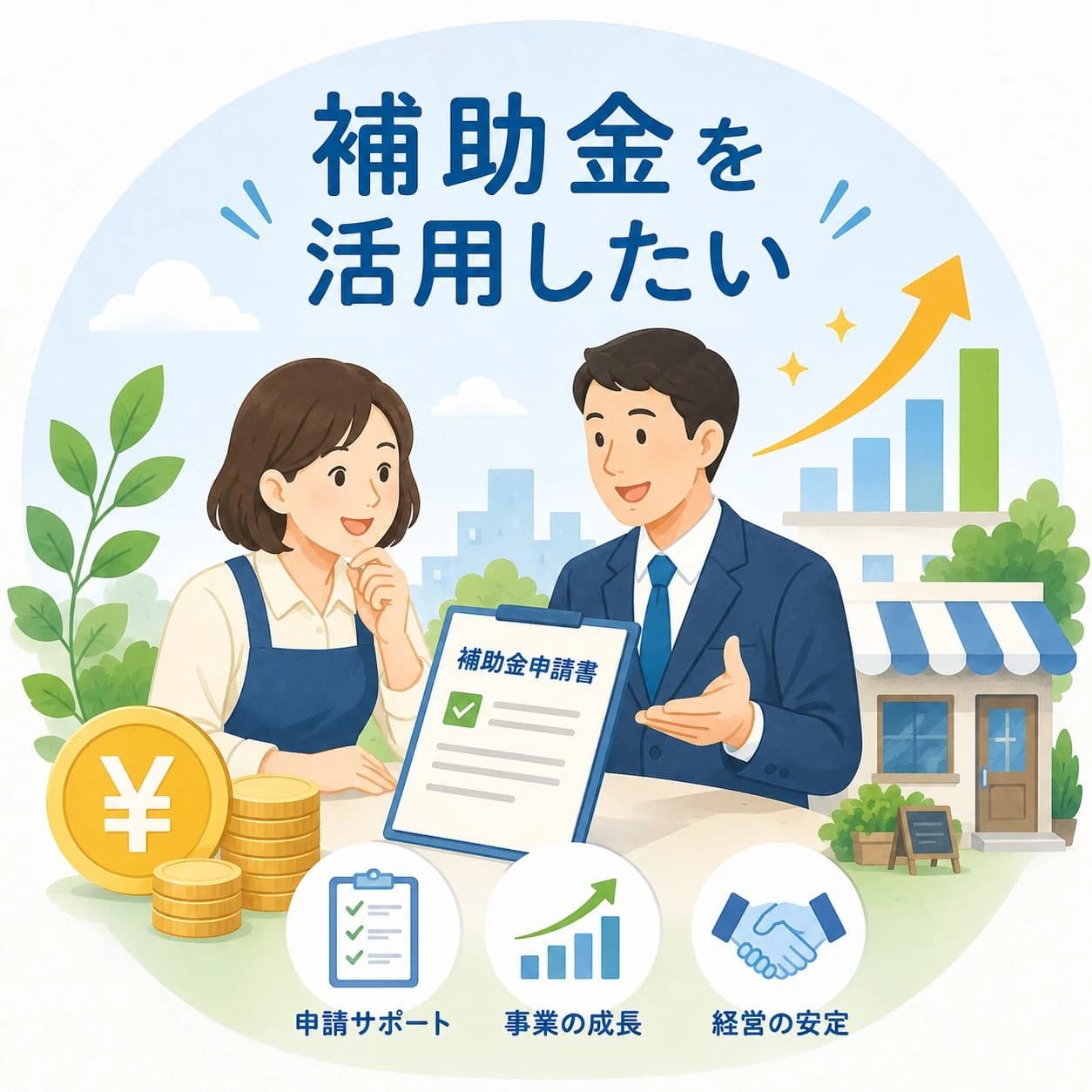 補助金を活用したい
